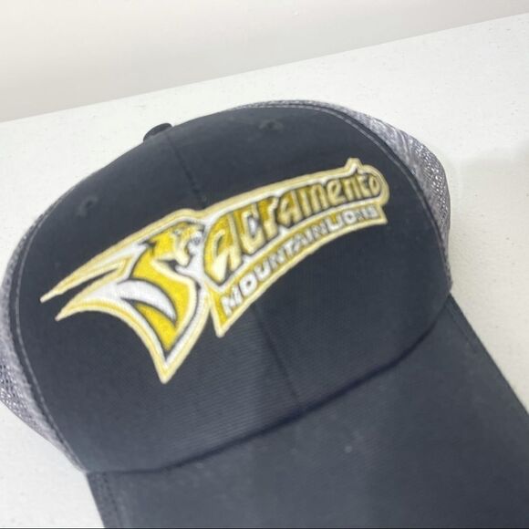UFL Sacramento Mountain Lions trucker hat cap NEW hook and loop - Picture 2 of 12